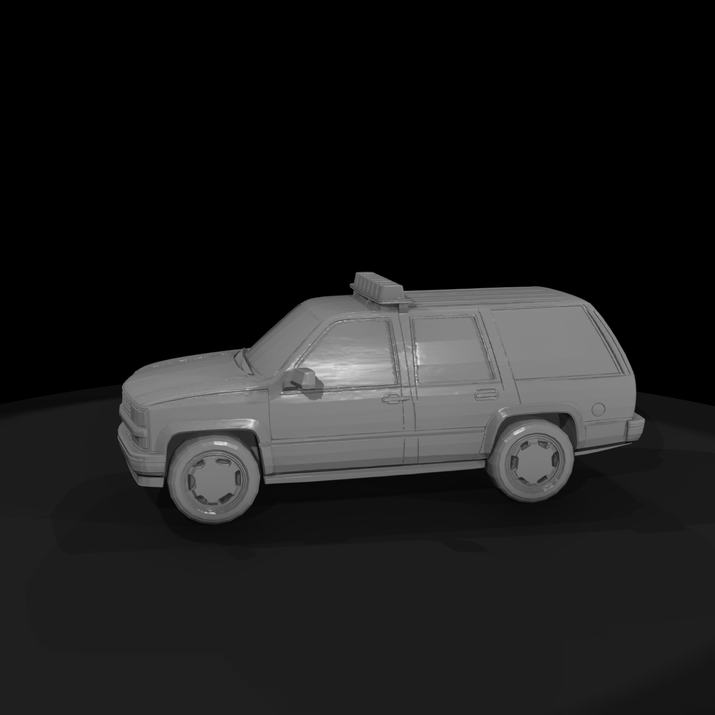 Police SUV — Emergency Vehicle for Dioramas