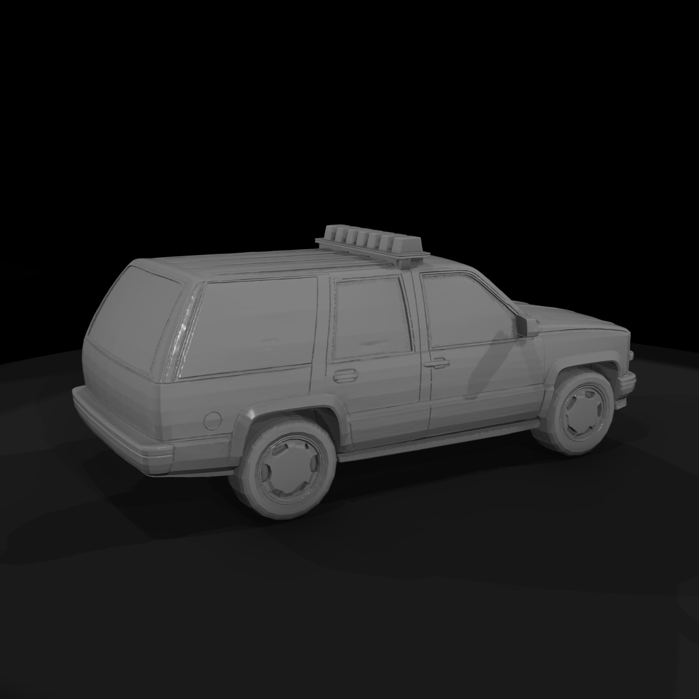 Police SUV — Emergency Vehicle for Dioramas