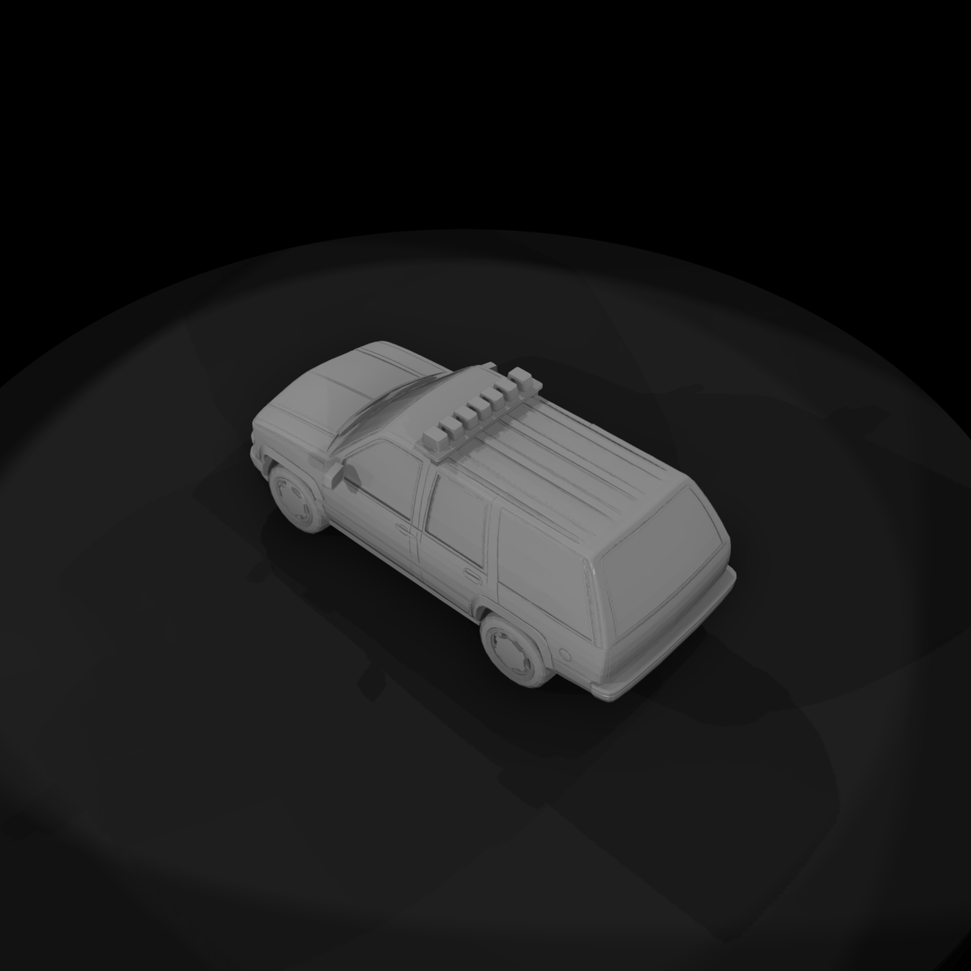 Police SUV — Emergency Vehicle for Dioramas