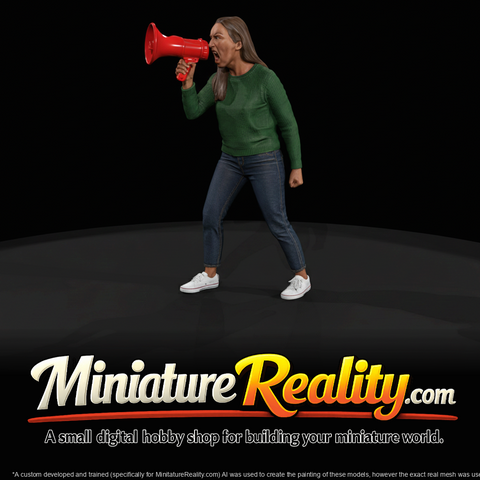 Protestors megaphone 3d mod