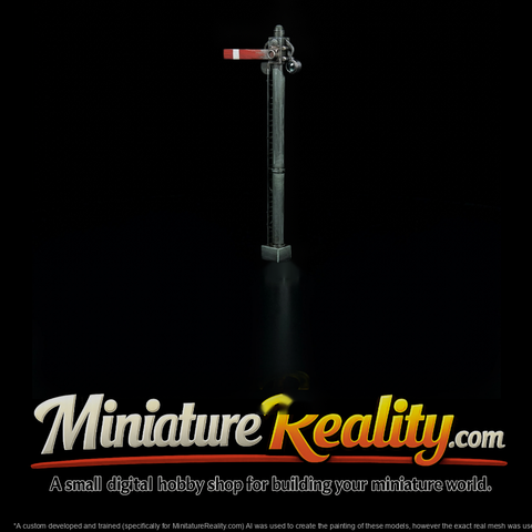 Railway Semaphore Signal Pole - Diorama Prop