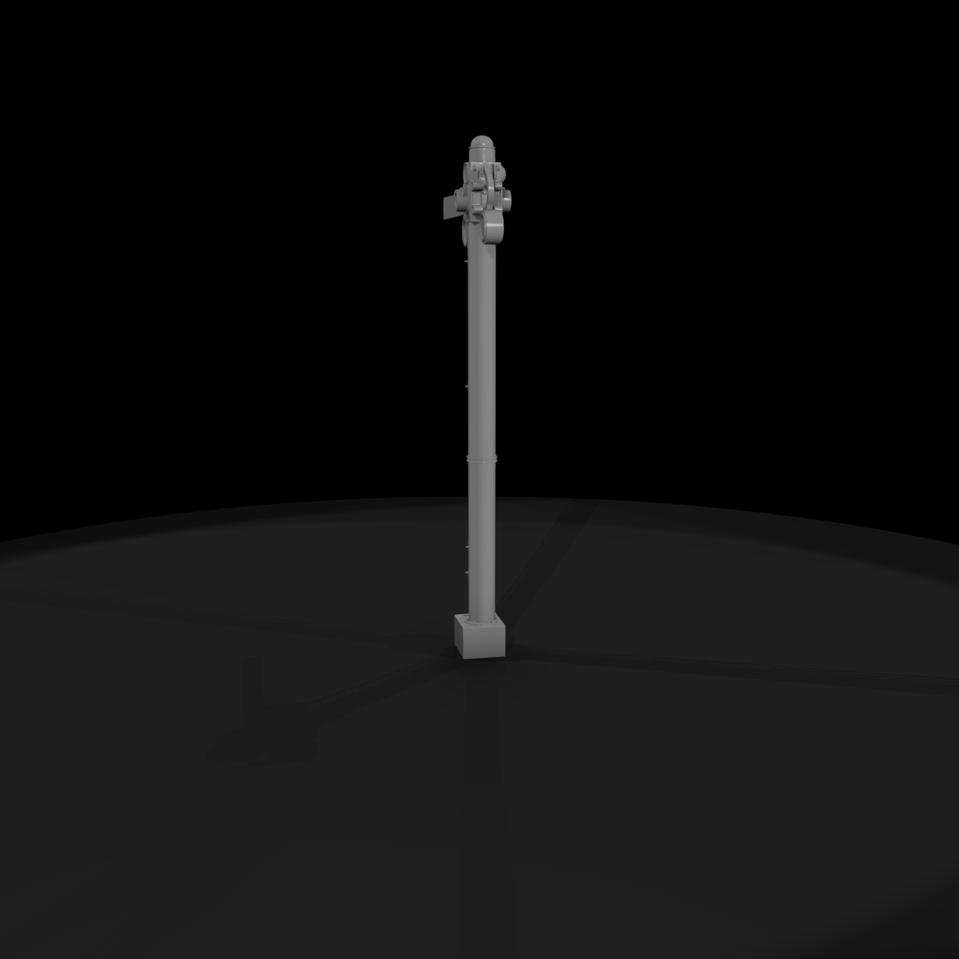 Railway Semaphore Signal Pole - Diorama Prop