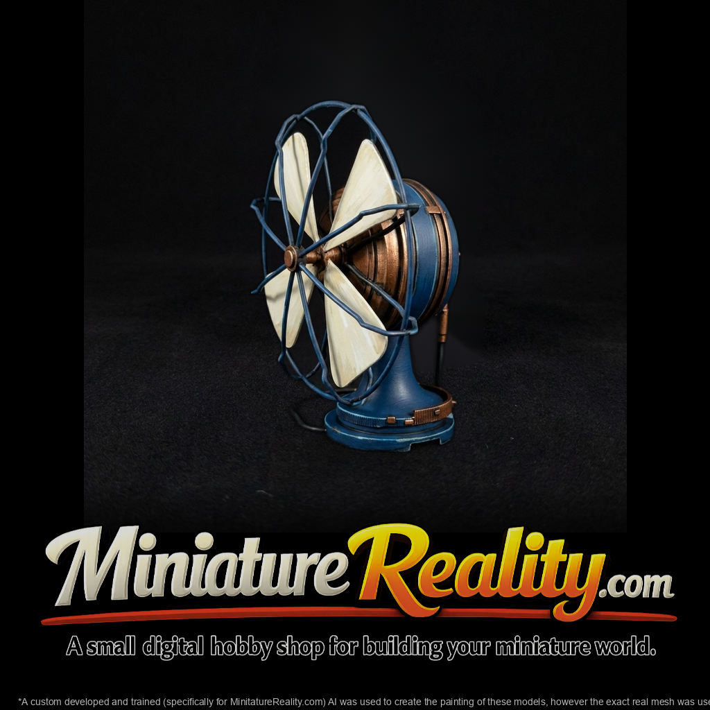 Retro Desk Fan and Layouts