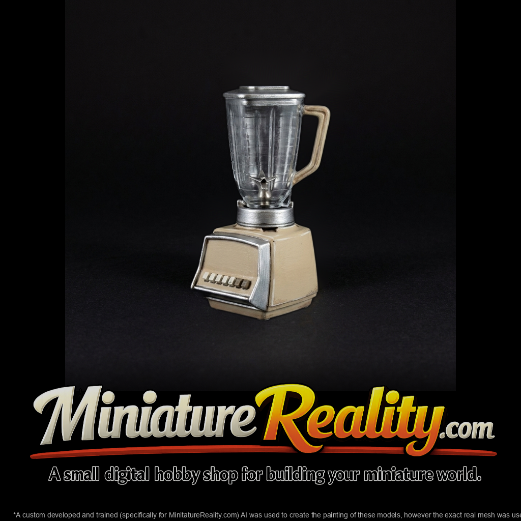 Retro Osterizer-Style Blender Prop for Dioramas & Model Rail
