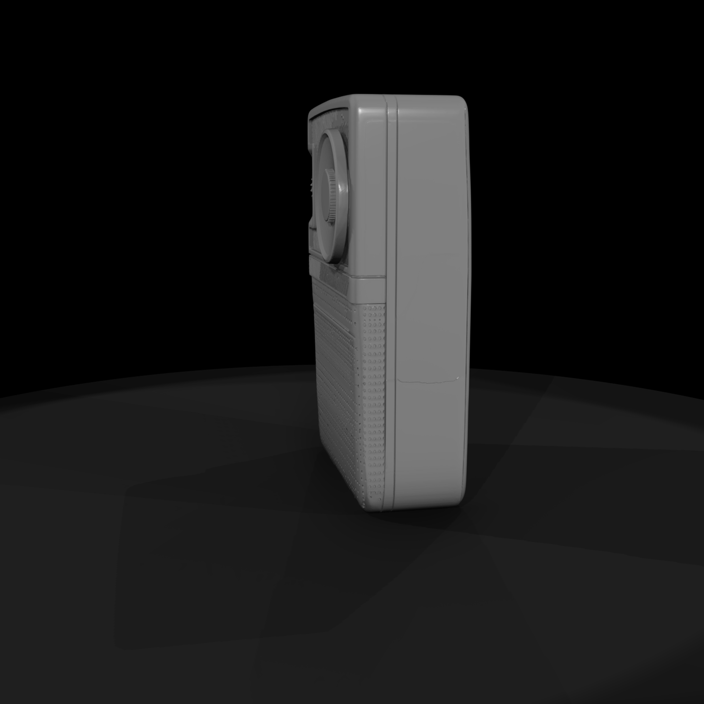 Retro Pocket Transistor Radio Diorama Prop