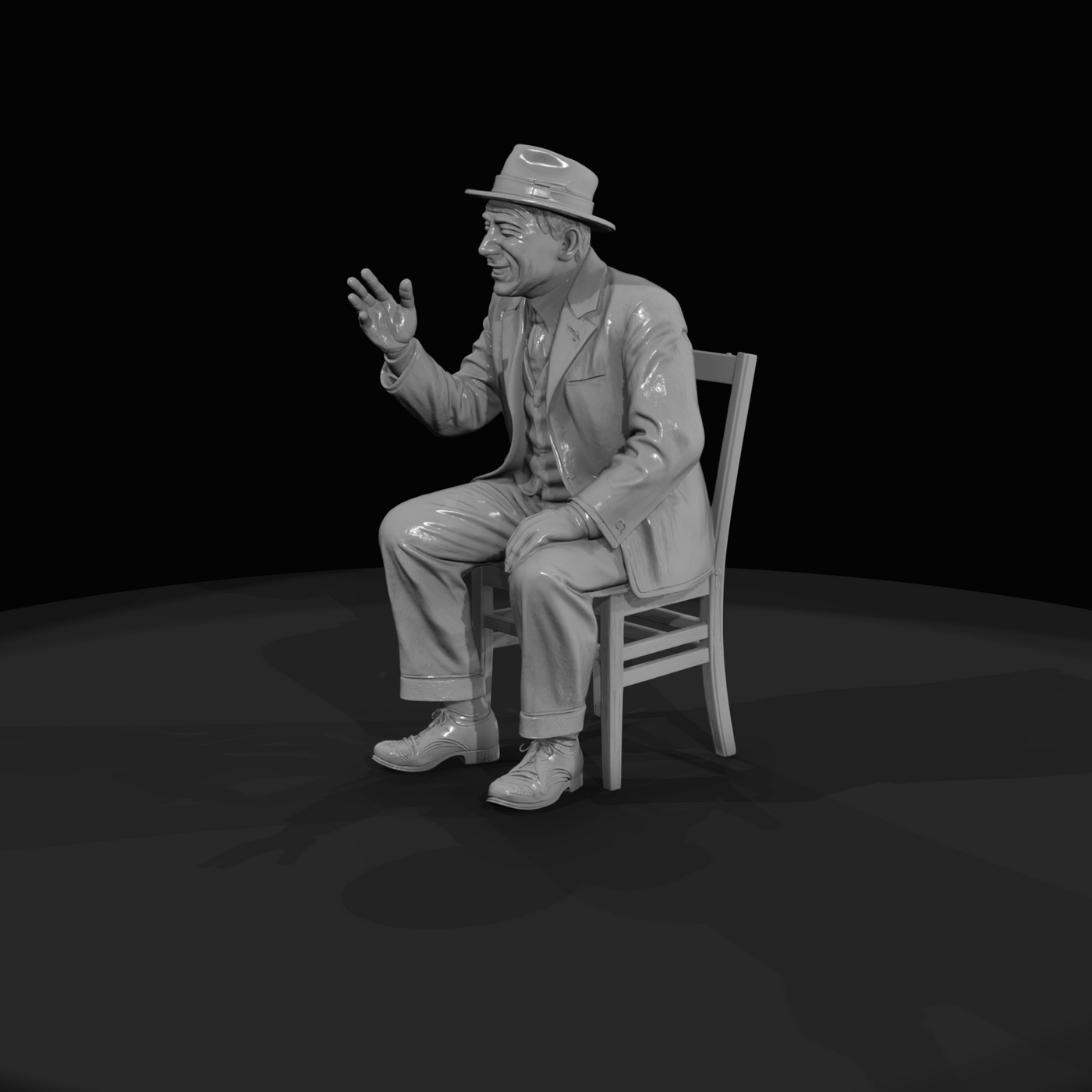 SEATED PASSENGERS (1920s) Man 2