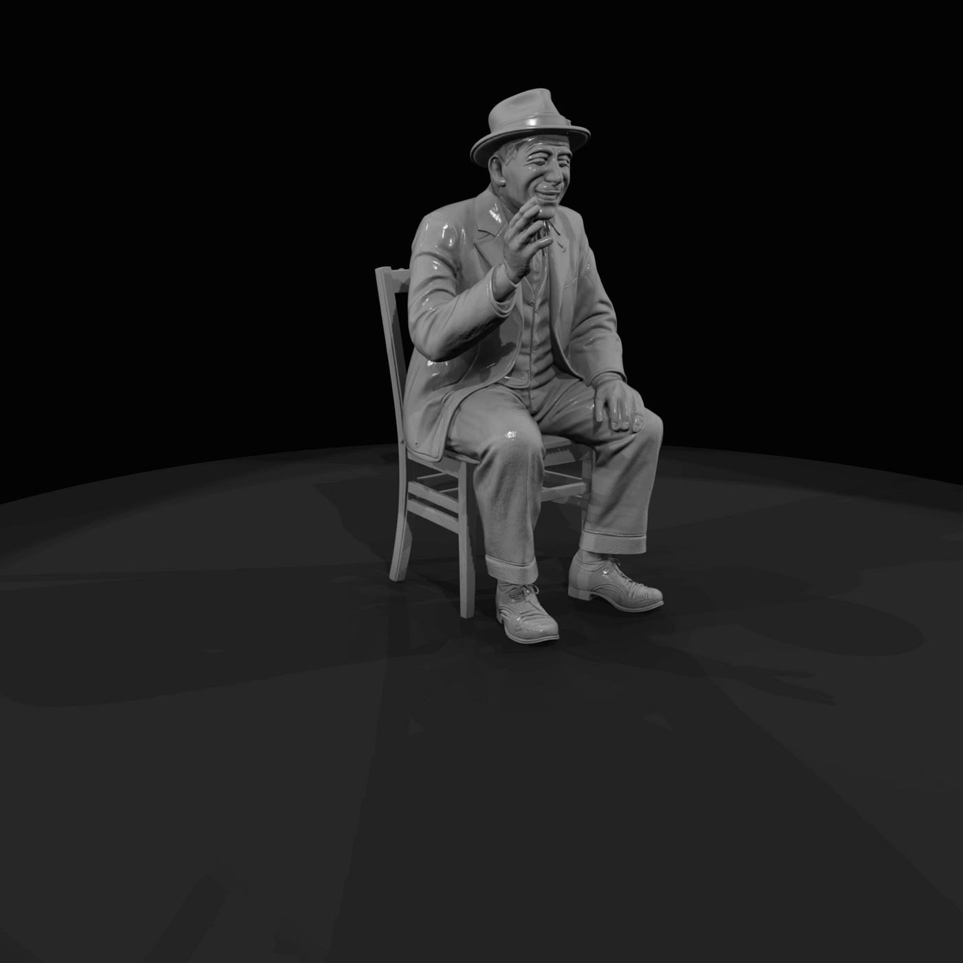 SEATED PASSENGERS (1920s) Man 2