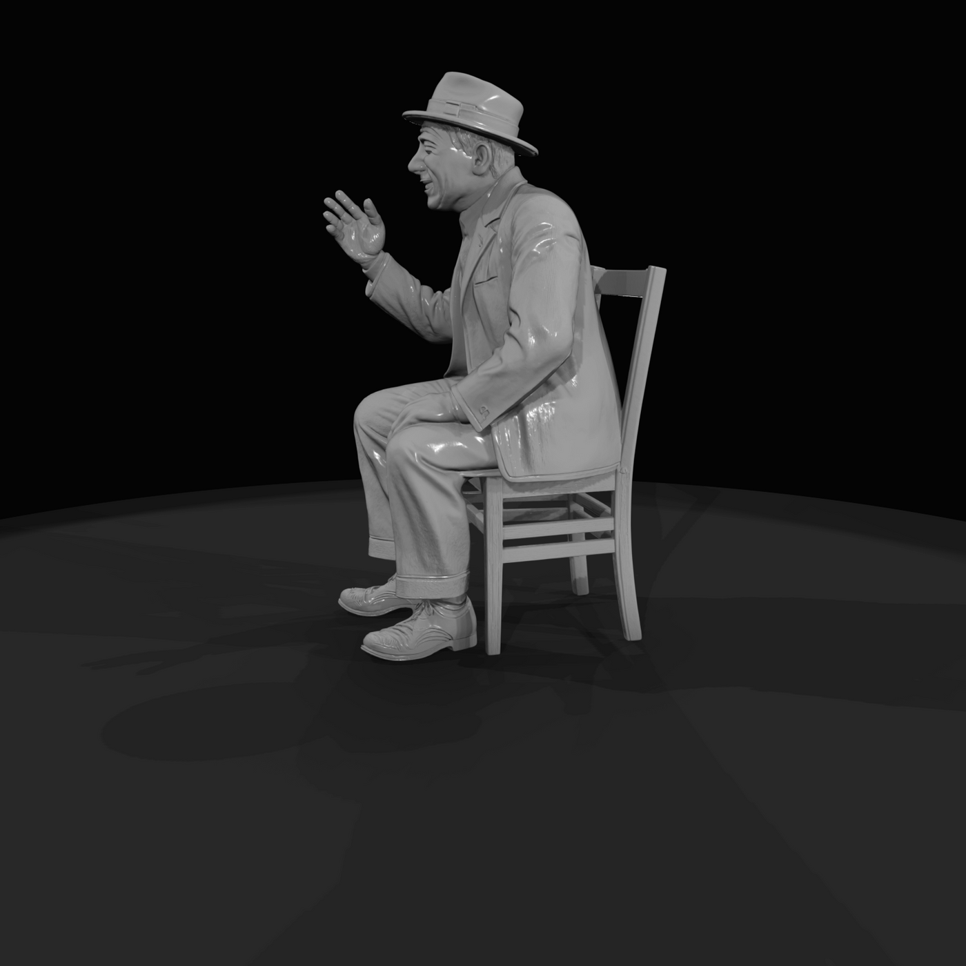 SEATED PASSENGERS (1920s) Man 2