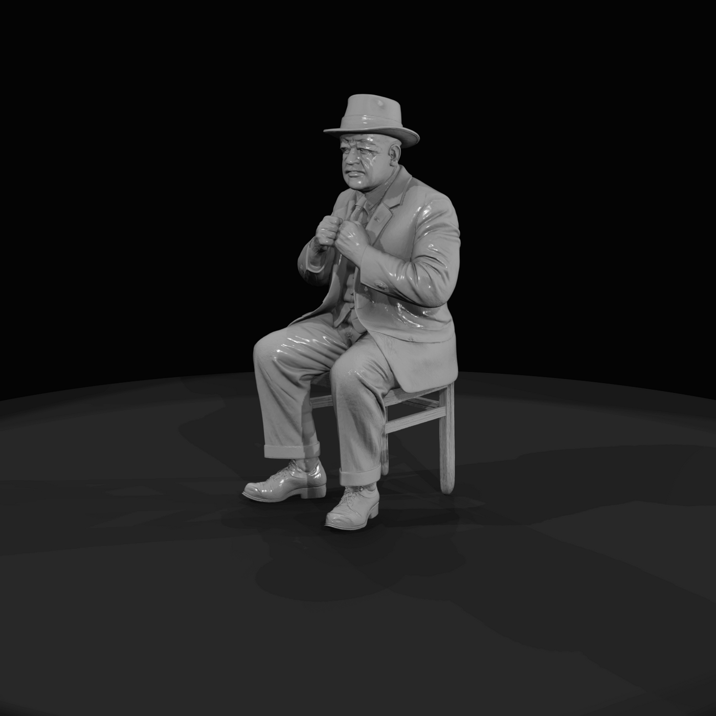 SEATED PASSENGERS (1920s) Man 2