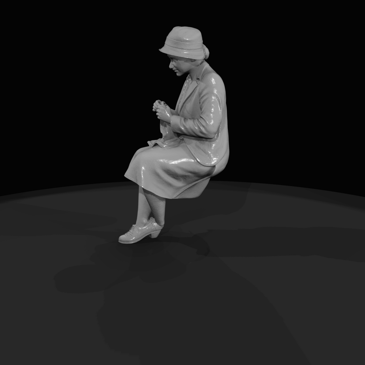 SEATED PASSENGERS (1920s) Man 2
