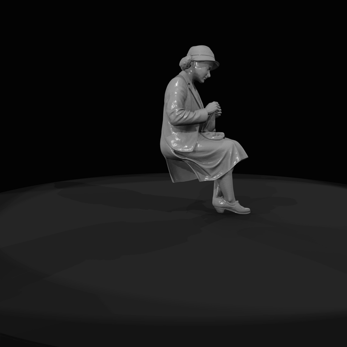 SEATED PASSENGERS (1920s) Man 2