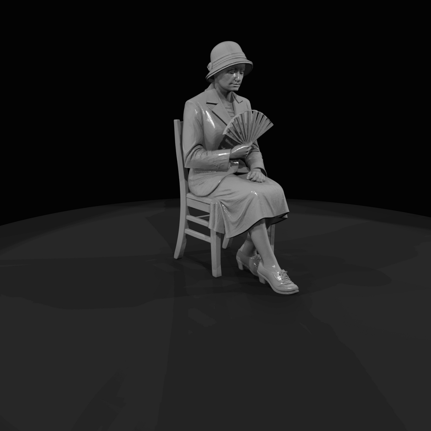 SEATED PASSENGERS (1920s) Man 2