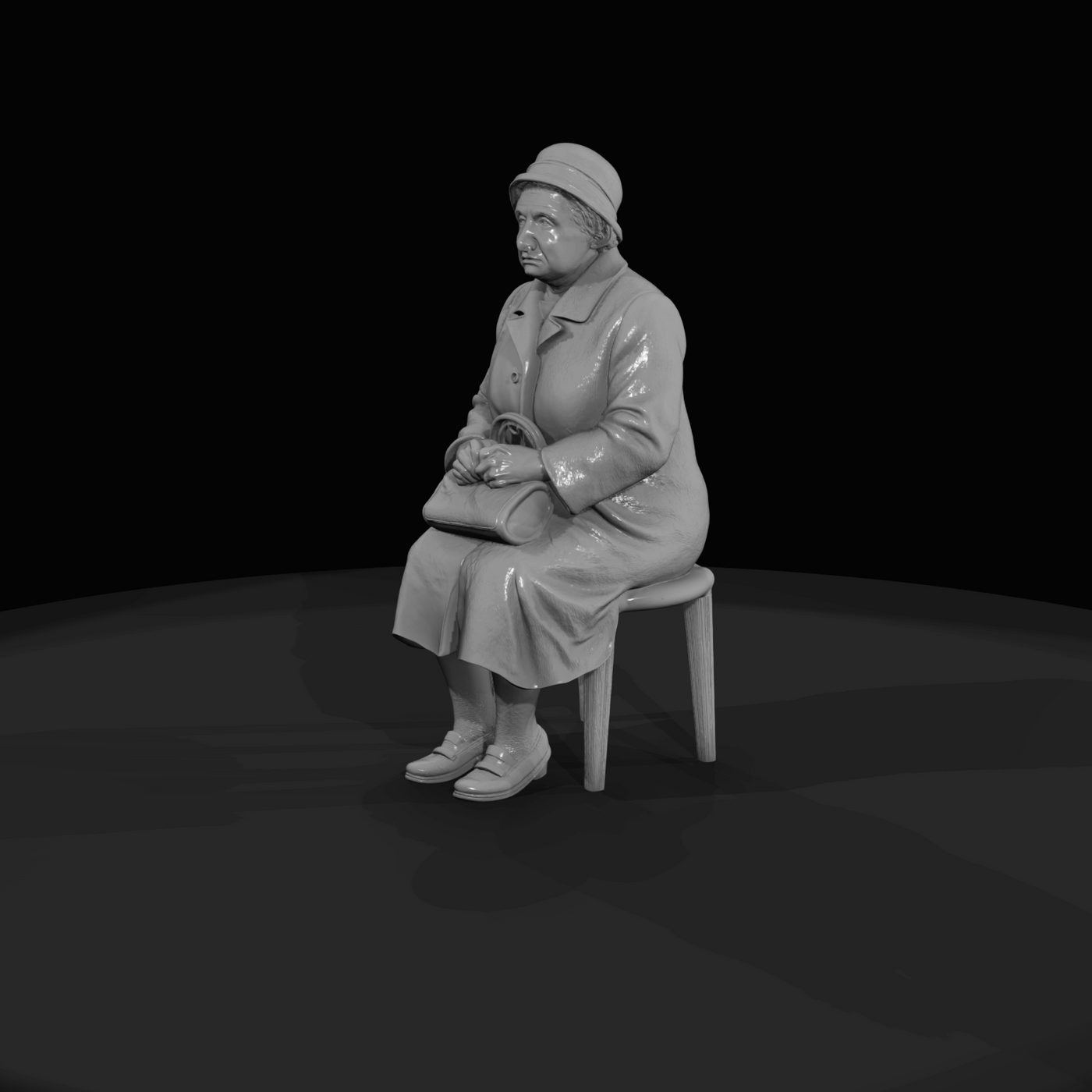 SEATED PASSENGERS (1920s) Man 2