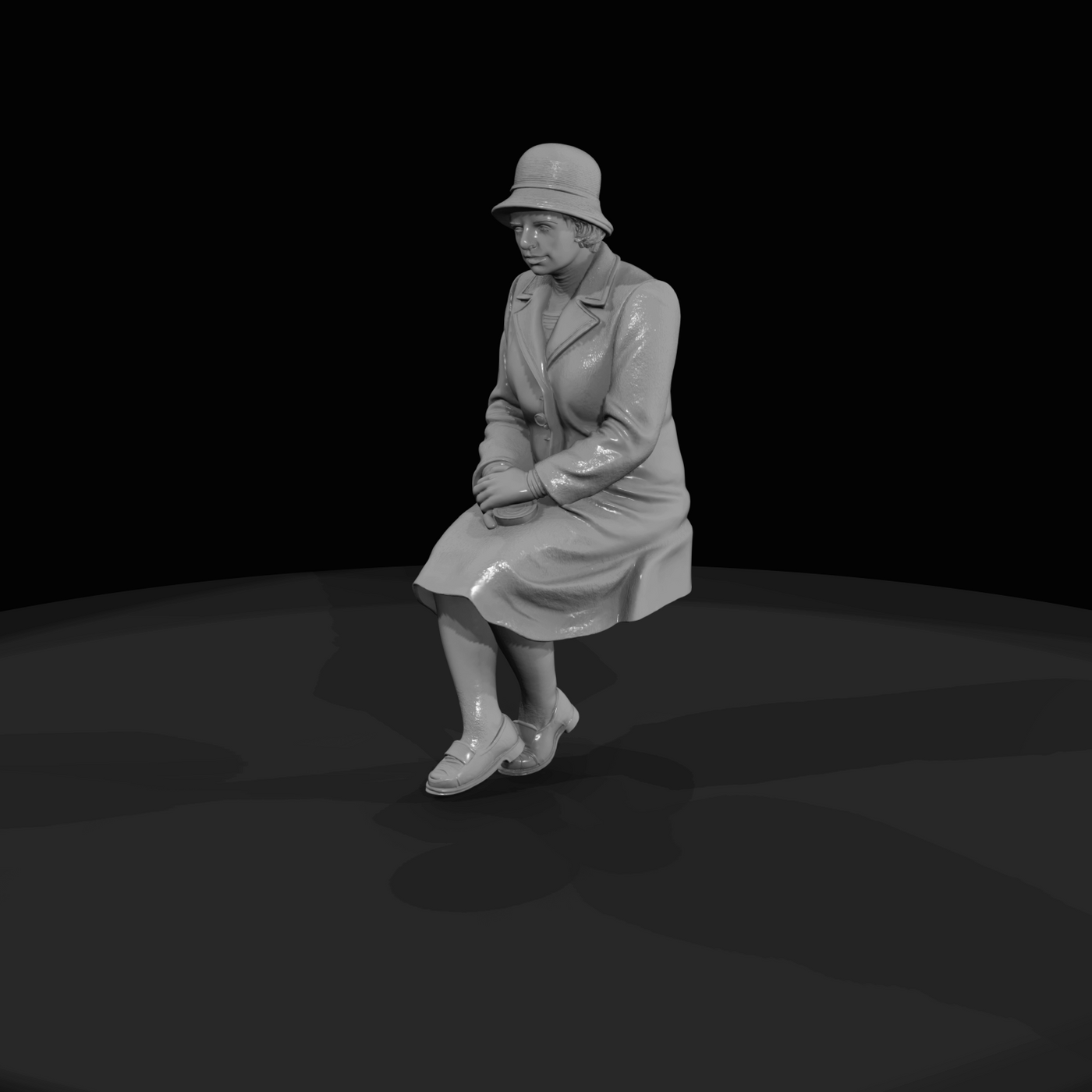 SEATED PASSENGERS (1920s) Man 2