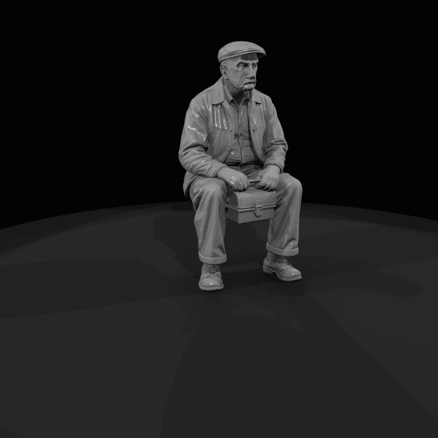 SEATED PASSENGERS (1920s) Man 2