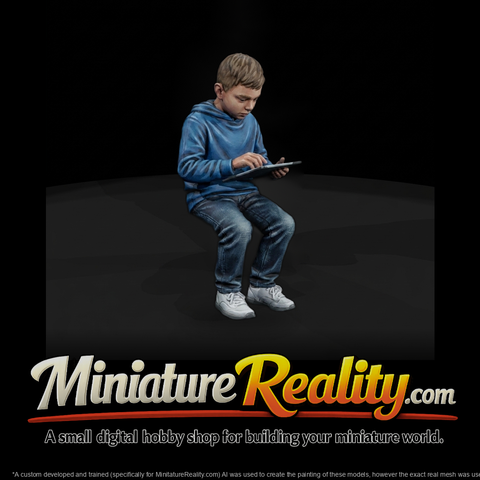 Seated Child Passenger Figure