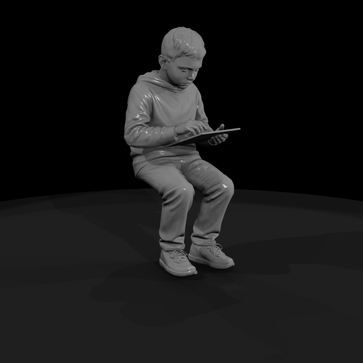 Seated Child Passenger Figure
