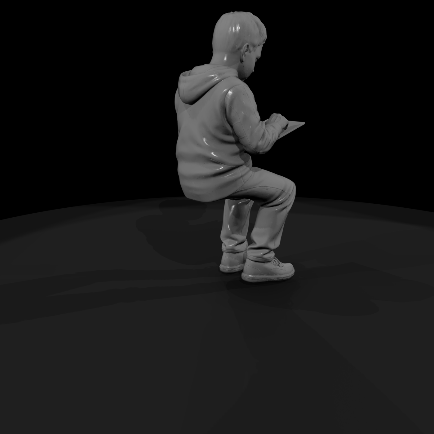 Seated Child Passenger Figure
