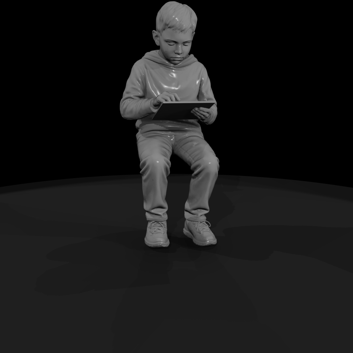 Seated Child Passenger Figure