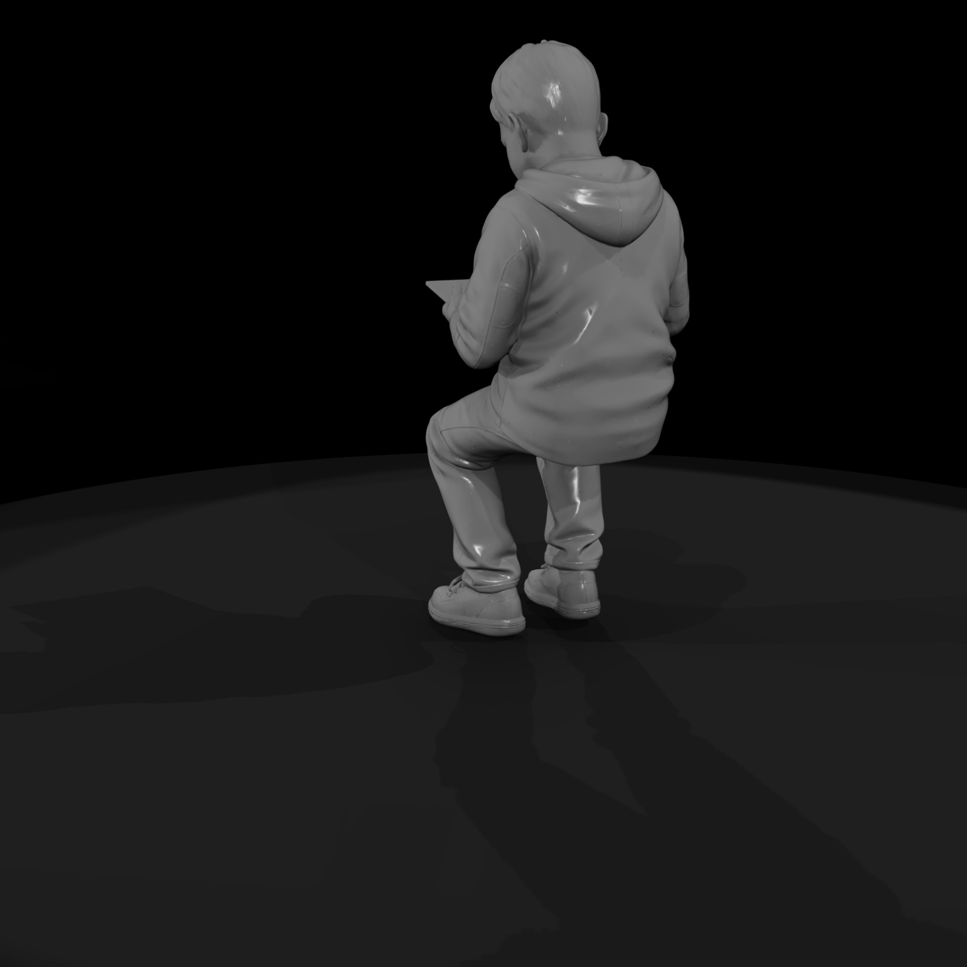 Seated Child Passenger Figure