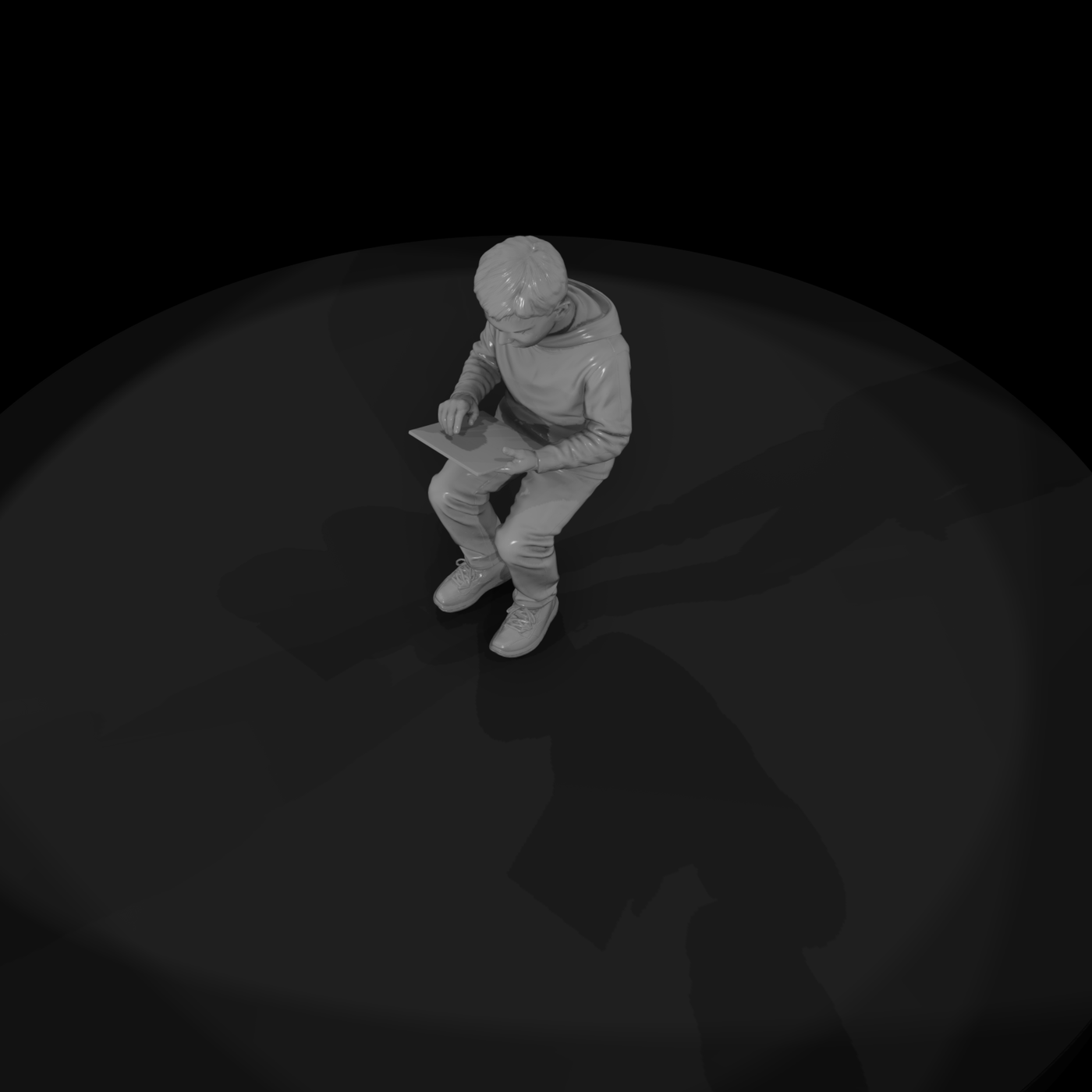 Seated Child Passenger Figure