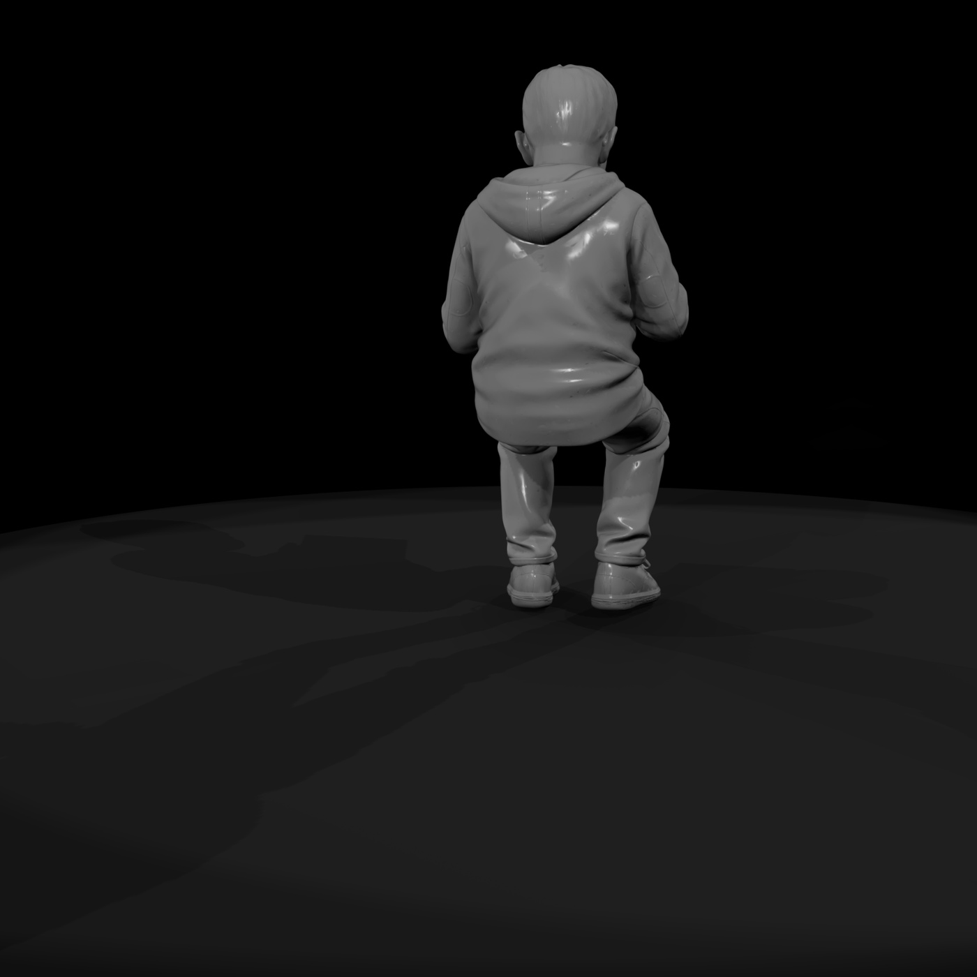 Seated Child Passenger Figure