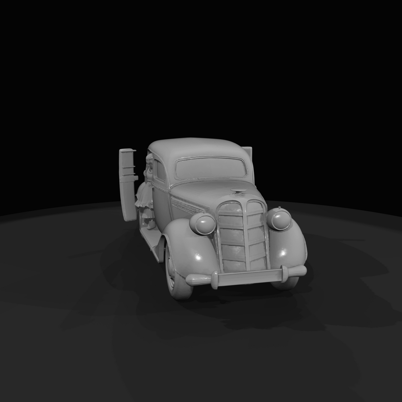 vintage passenger car (saloon)