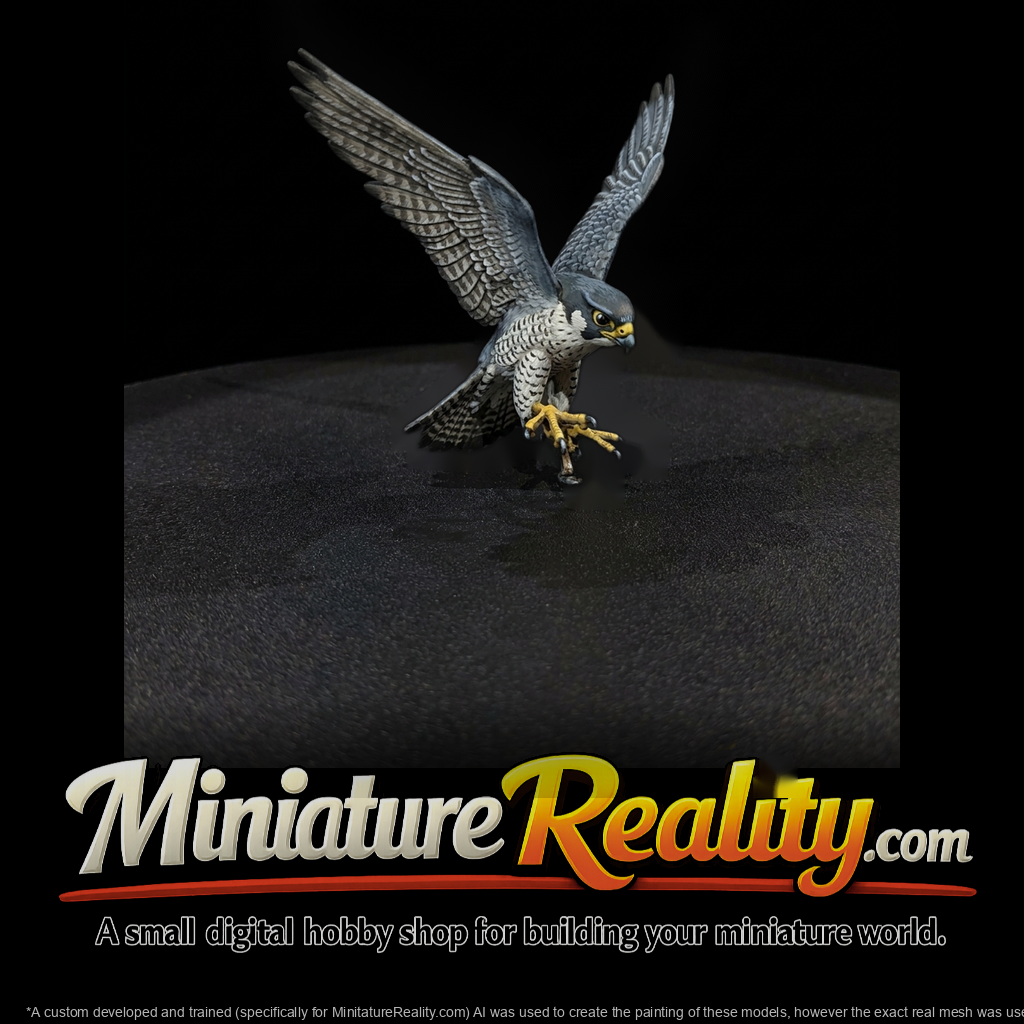 Sculpted Falcon Miniature — Bird