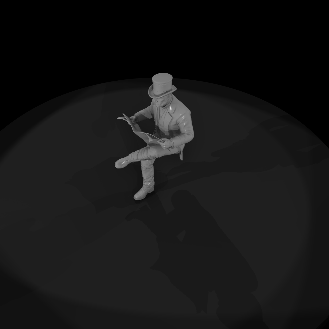 Seated Victorian Gentleman