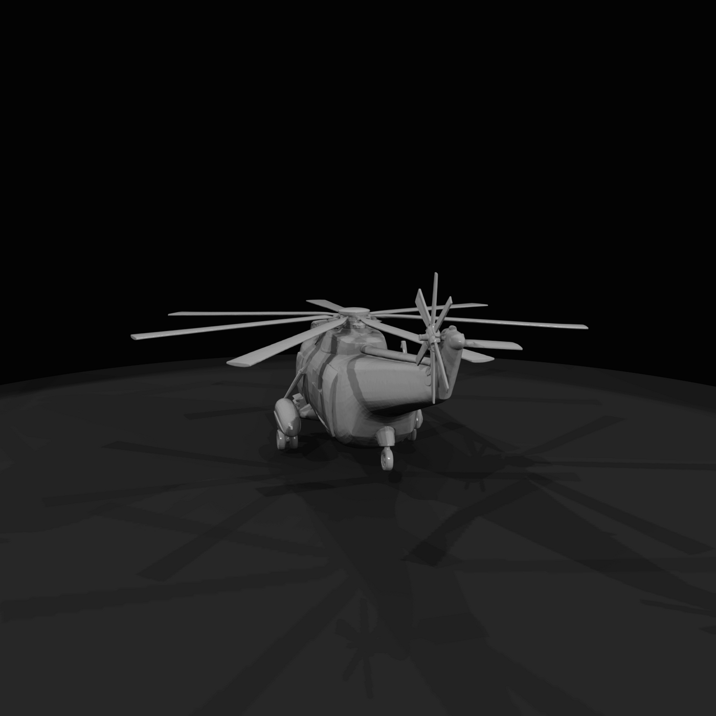 Sikorsky S61 H3 Sea King Helicopter Marine One (1960s)