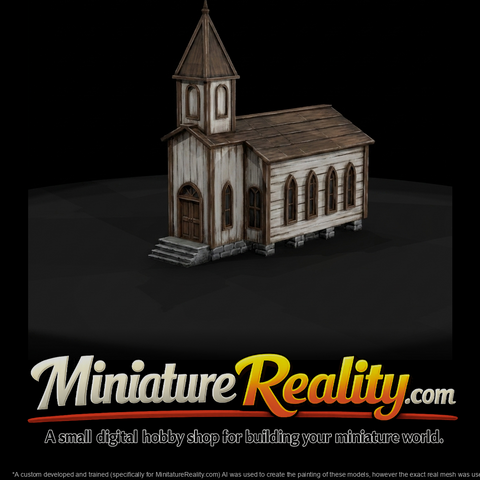 Small Western Country Church