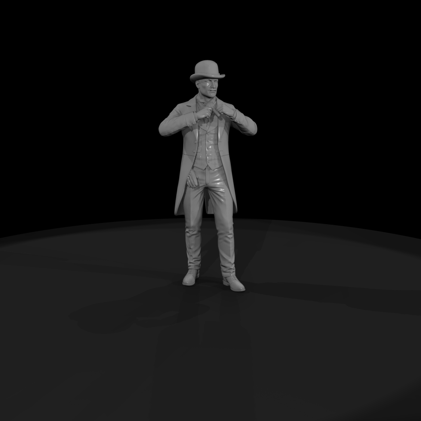 Standing Victorian Gentleman