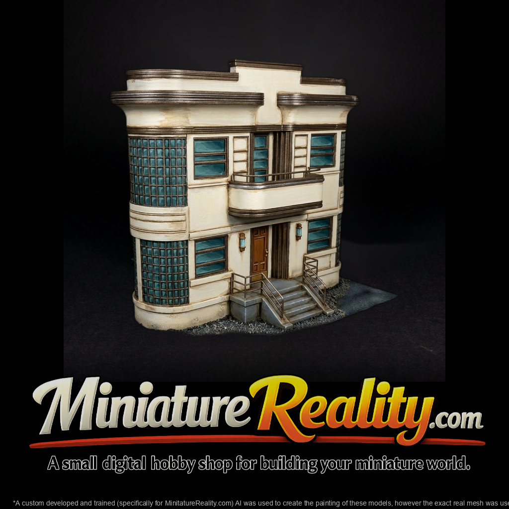 Streamline Moderne Two-Story Townhouse