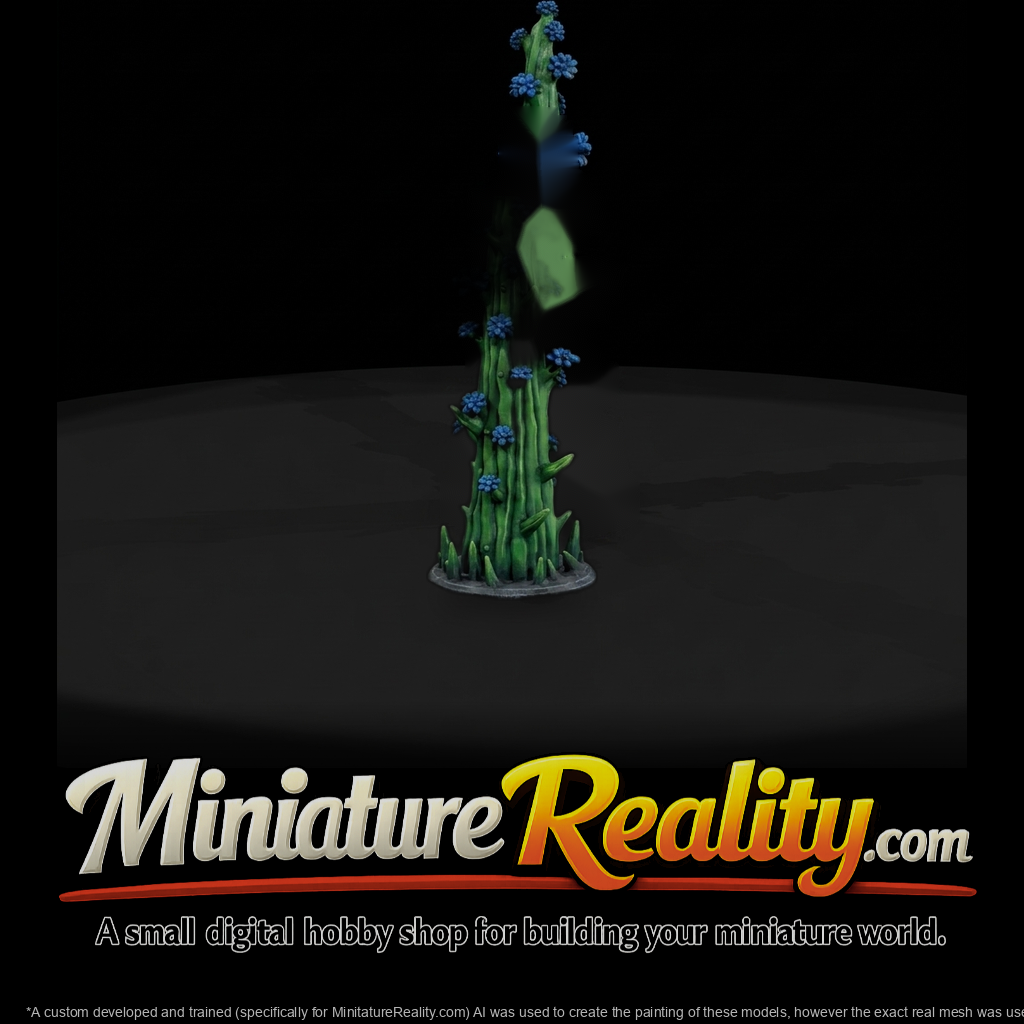 Stylized Alien Cactus Tower Terrain P