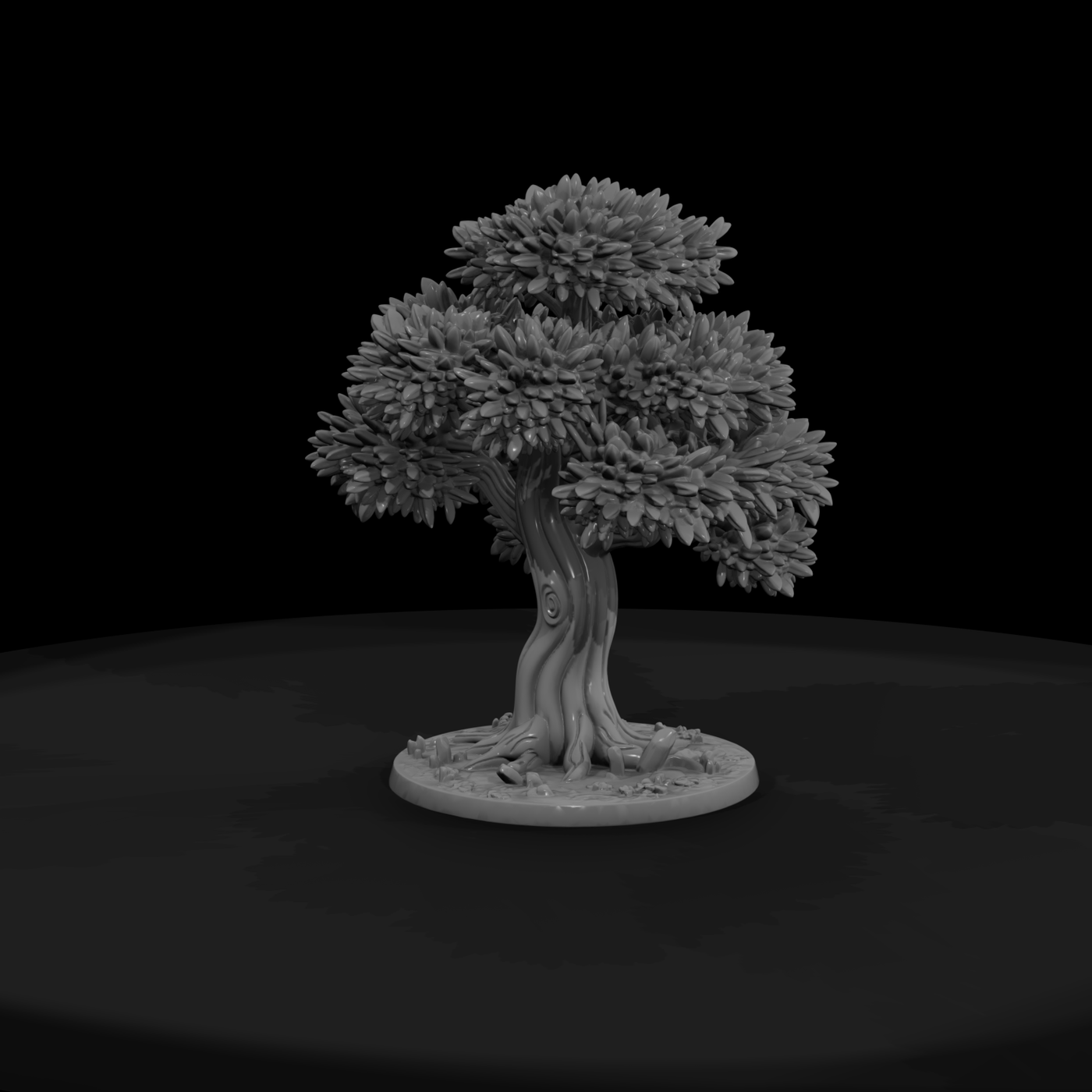 Stylized Autumn Bonsai Tree for Dioramas and Railways