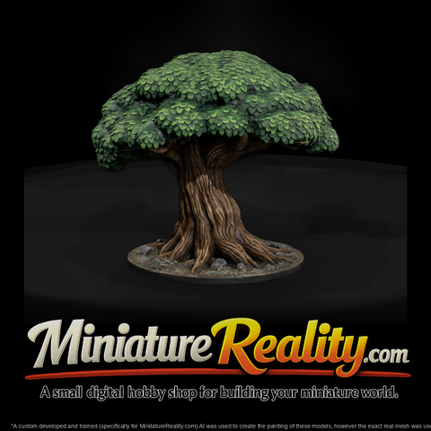 Stylized Fantasy Oak Tree scenic tree