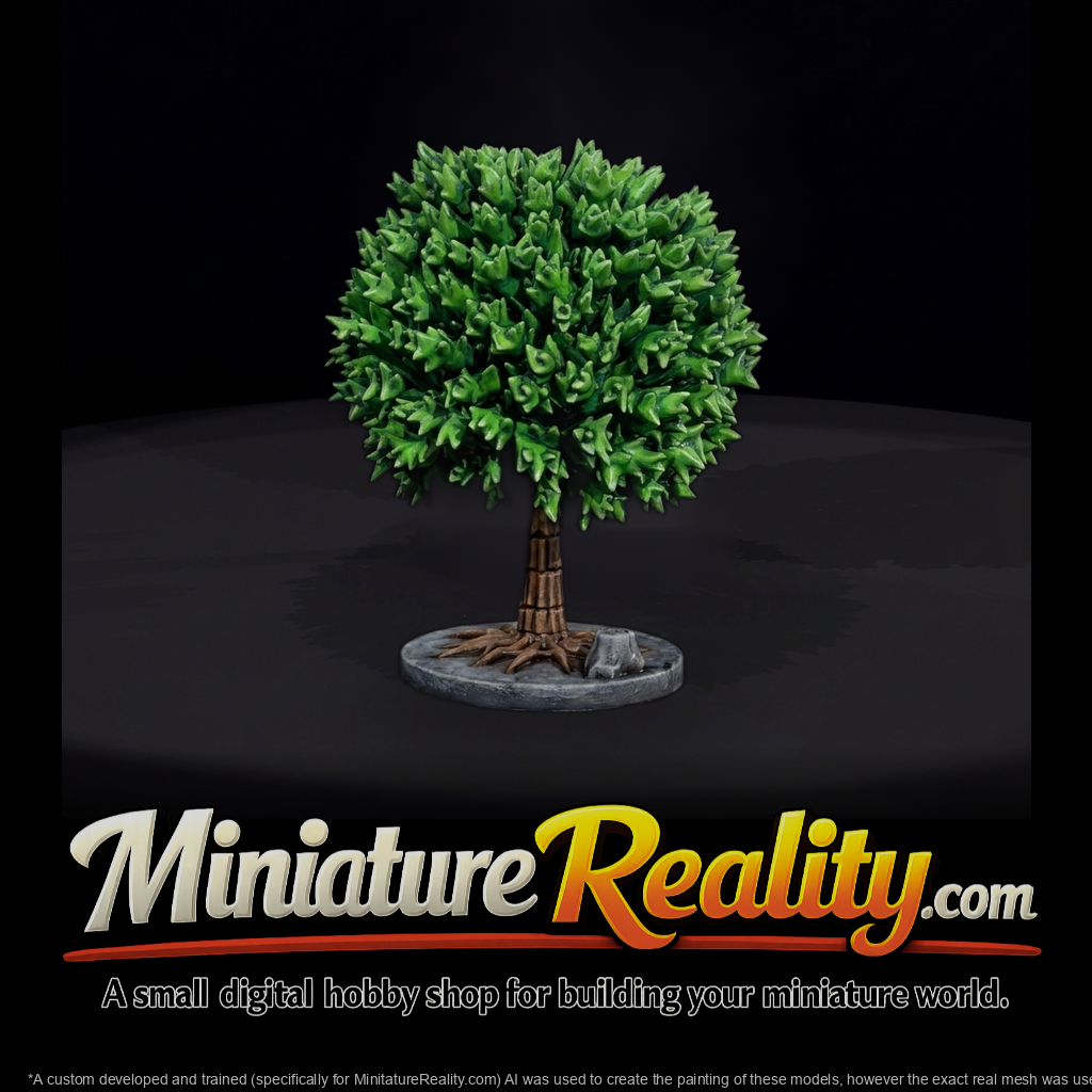 Stylized Low-Poly Tree