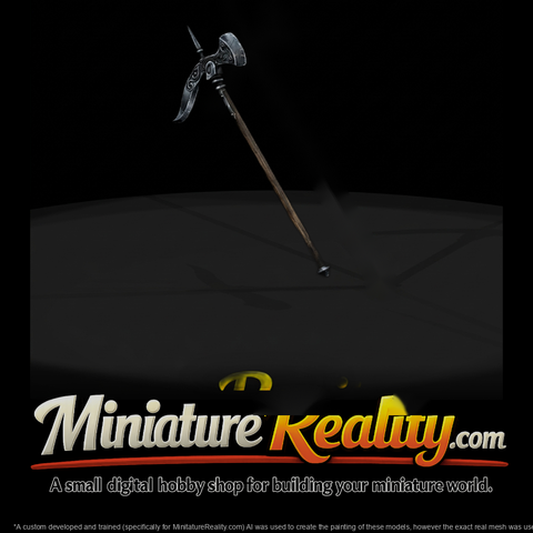 Stylized Medieval Poleaxe