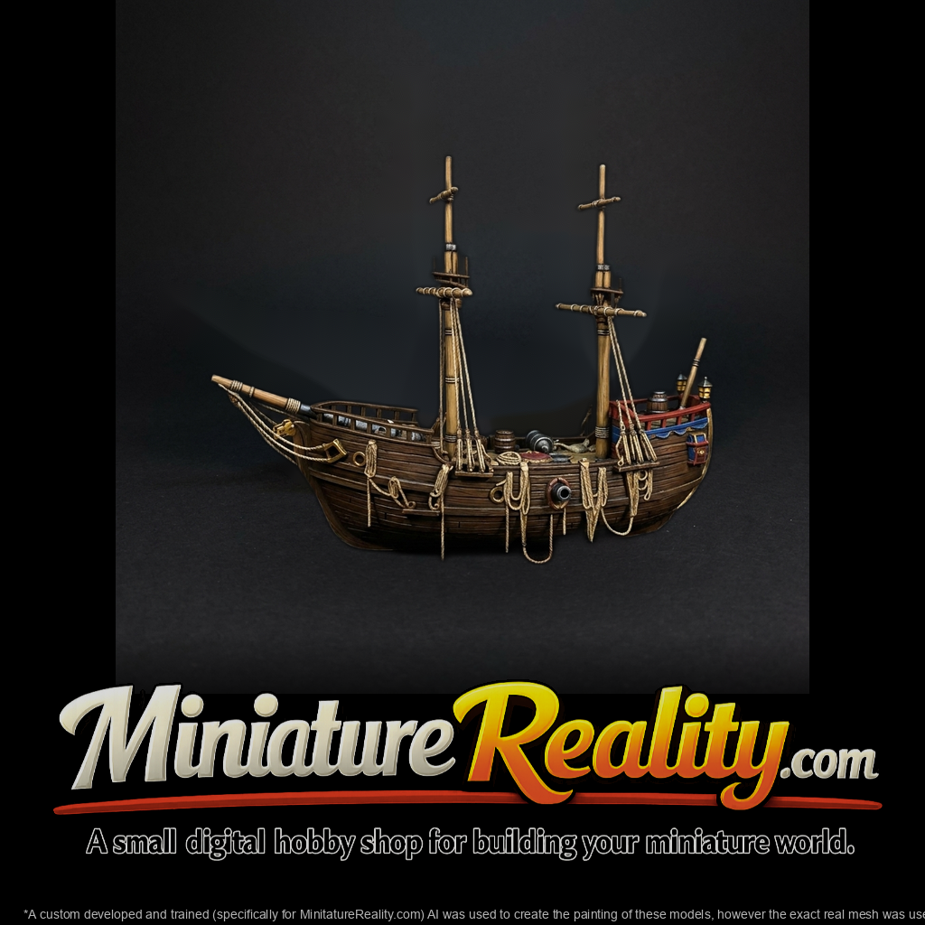 Stylized Pirate Galleon & Wargaming