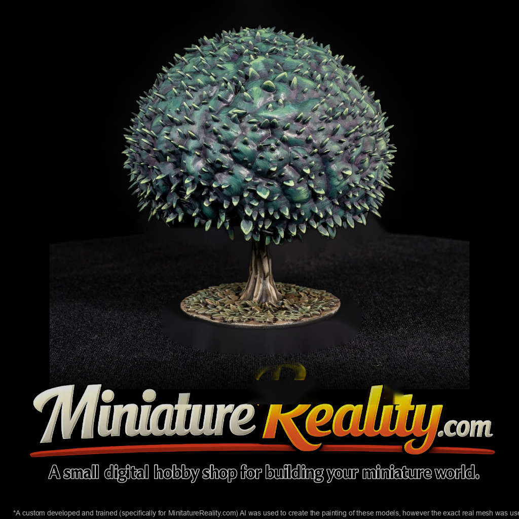 Stylized Spiky Fantasy Tree