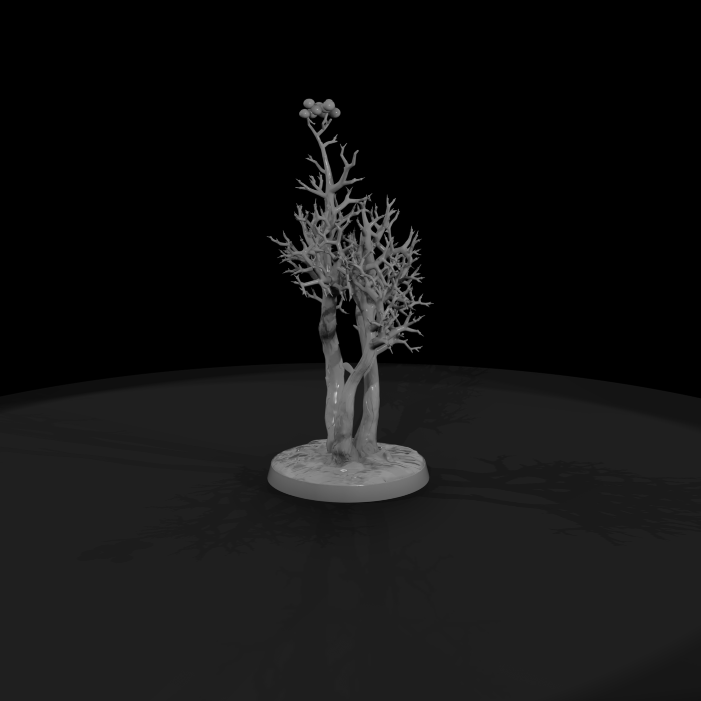 Stylized Thorn Tree for Dioramas & Layouts