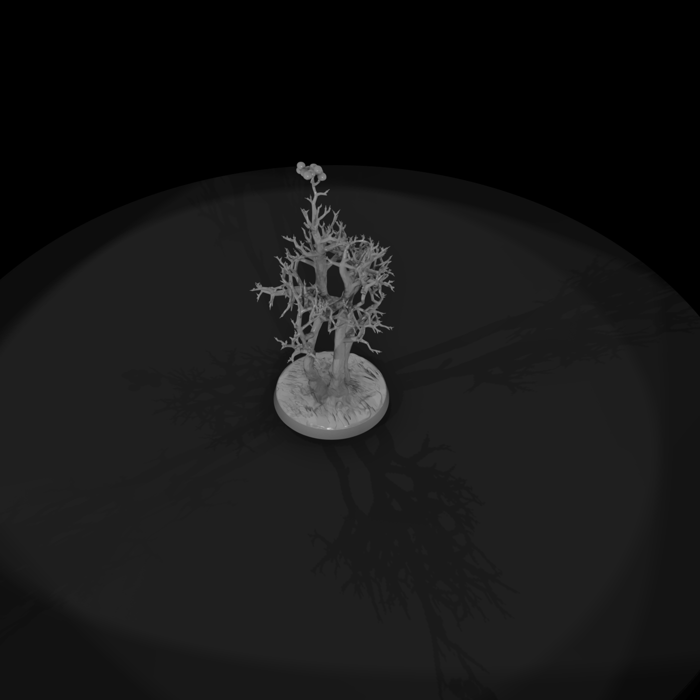 Stylized Thorn Tree for Dioramas & Layouts