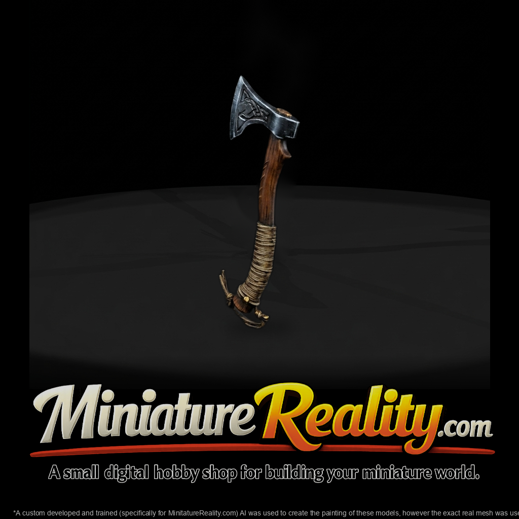 Stylized Viking Battle Axe & Wargaming