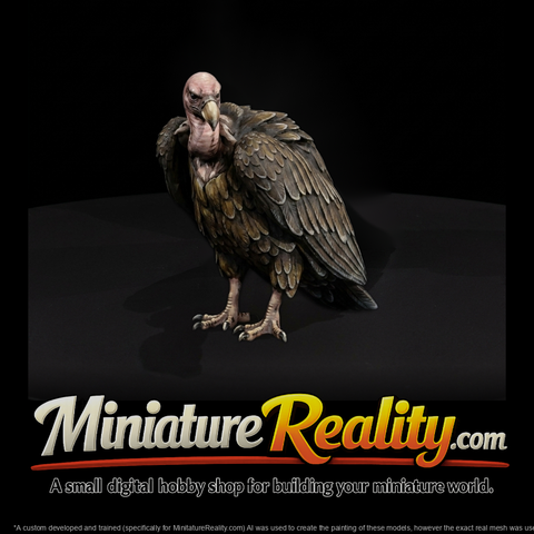 Stylized Vulture Sculpture