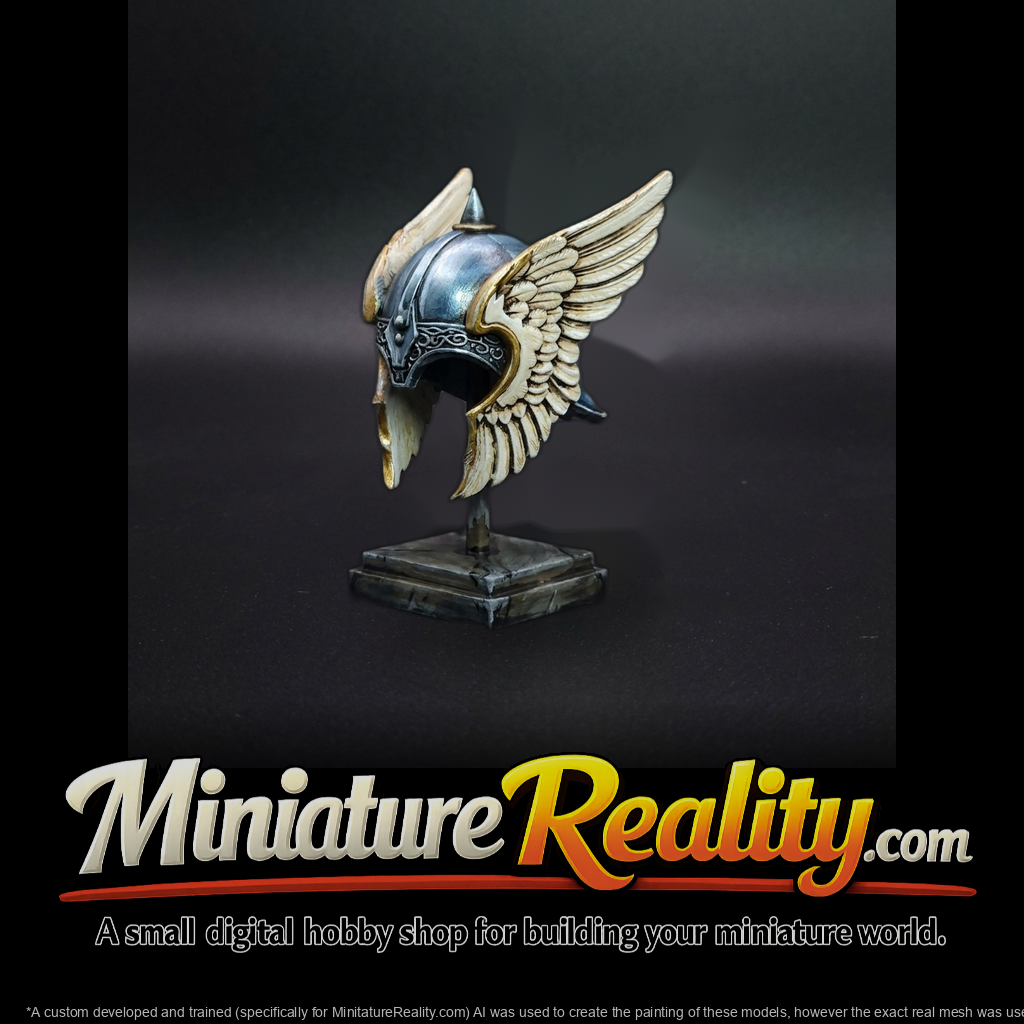 Stylized Winged Viking Helmet — & Tabletop