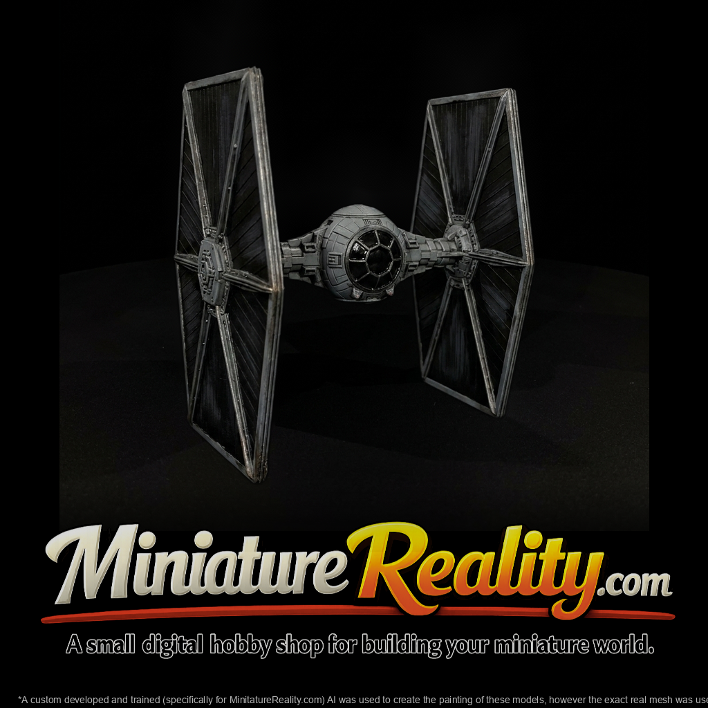 TIE-style Starfighter for Tabletop & Dioramas