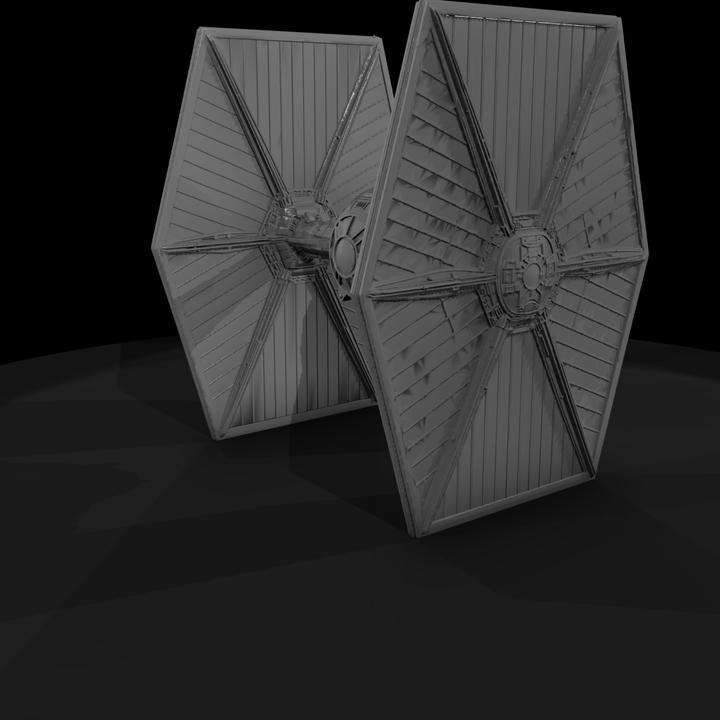 TIE-style Starfighter for Tabletop & Dioramas