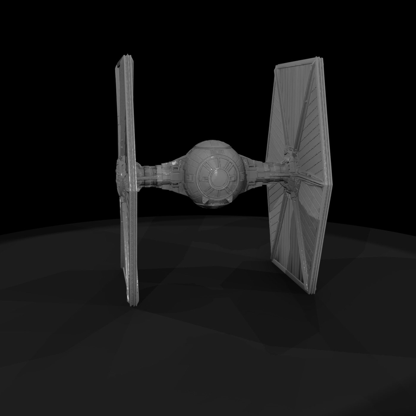 TIE-style Starfighter for Tabletop & Dioramas