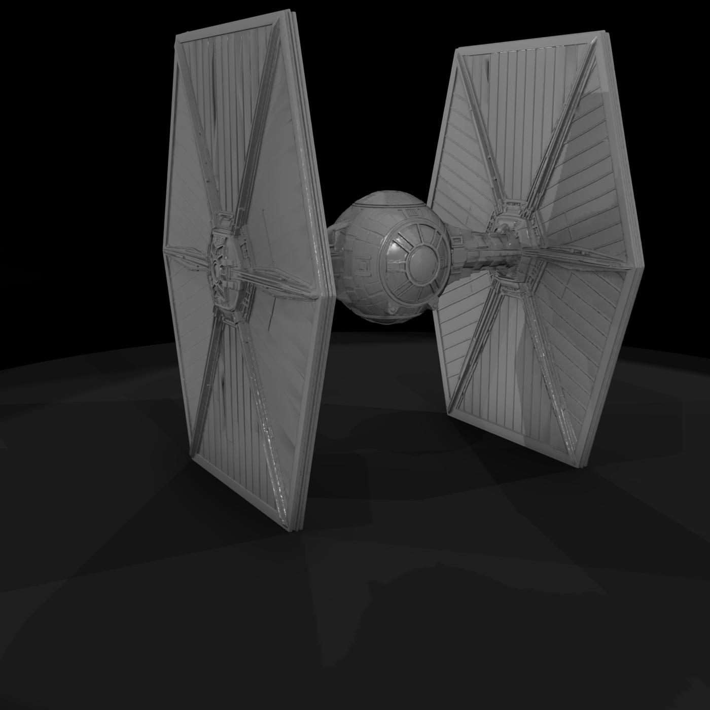 TIE-style Starfighter for Tabletop & Dioramas
