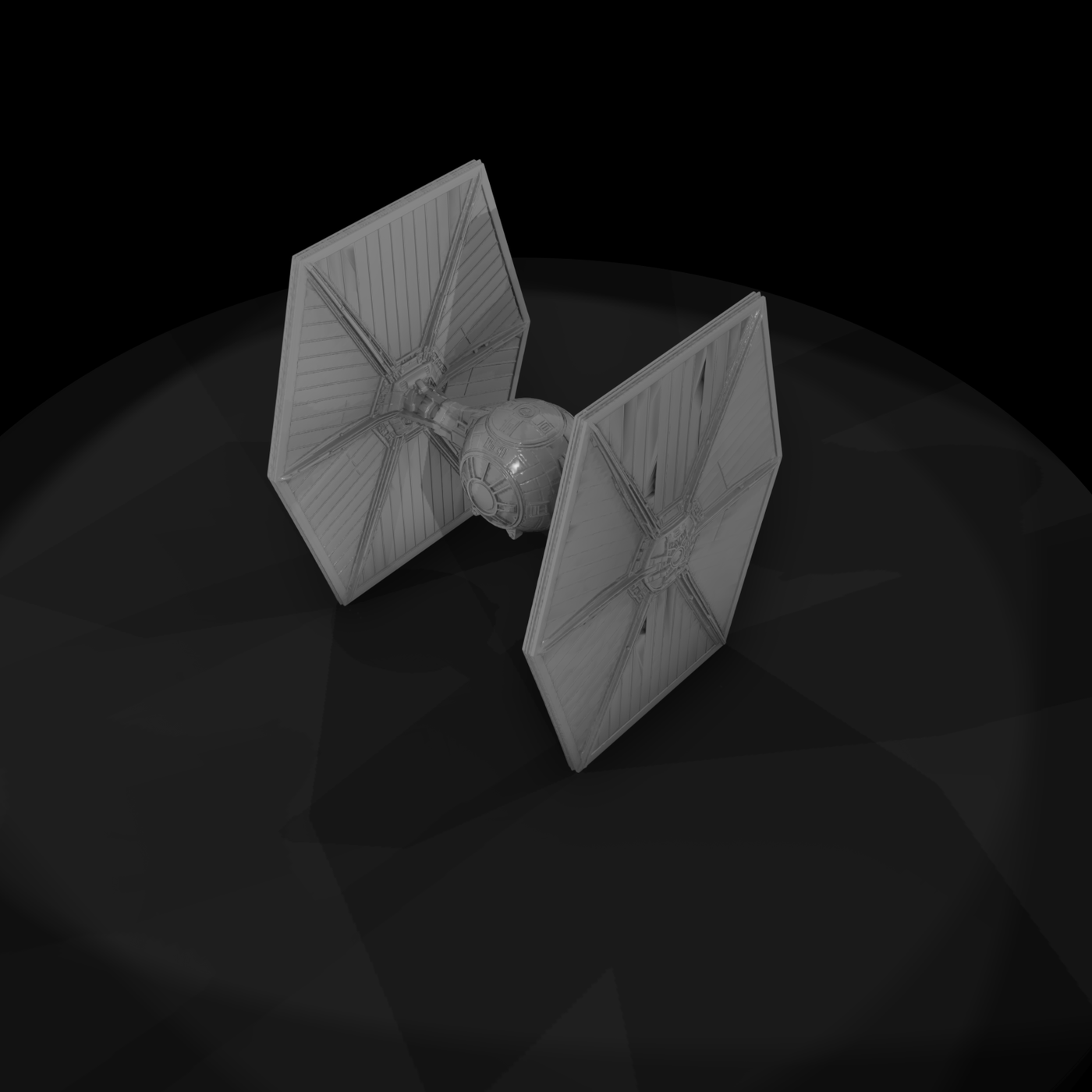 TIE-style Starfighter for Tabletop & Dioramas
